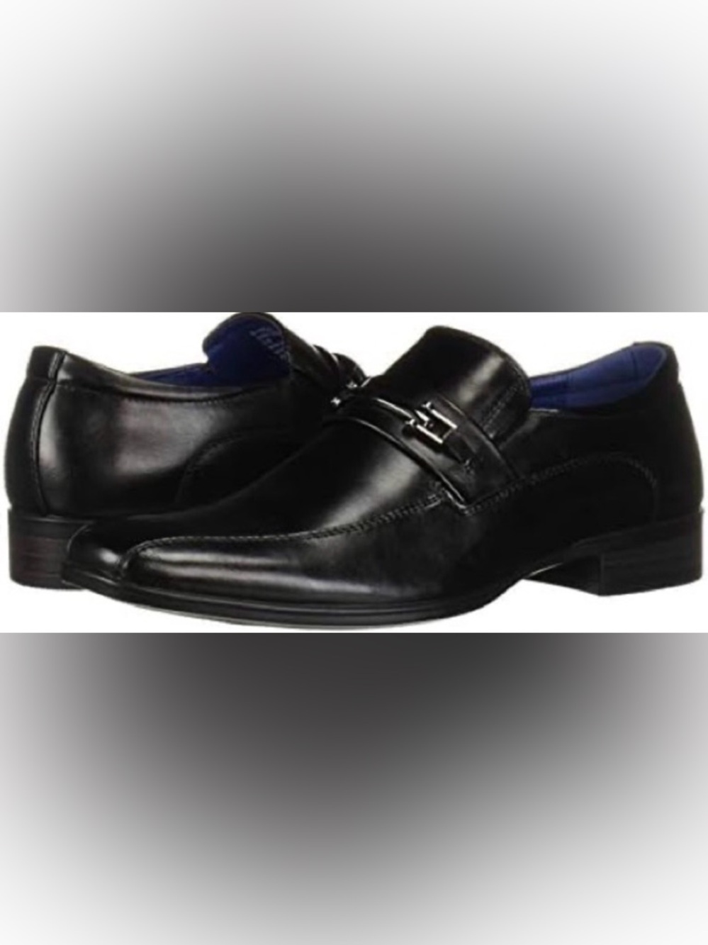 Steve Madden Nordic Black Slip on Dress shoes-loafers
